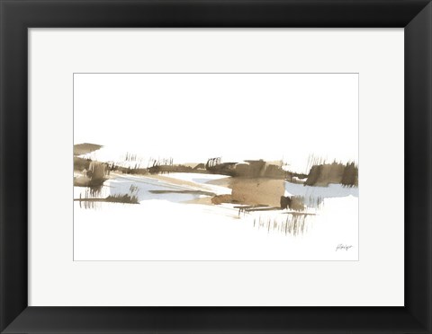 Framed Natural Shoreline III Print