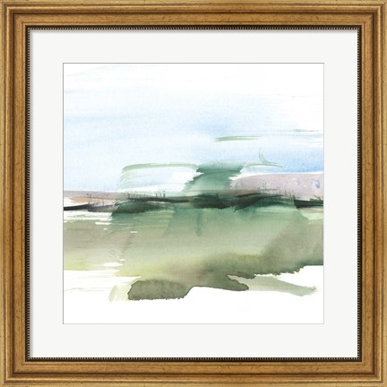 Framed Abstract Wetland II Print