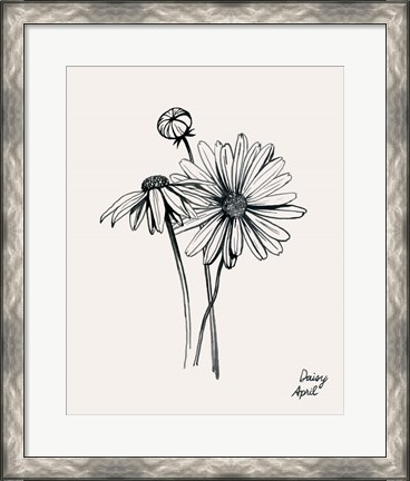 Framed Annual Flowers IV Print