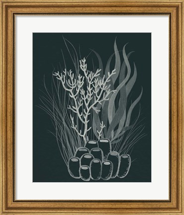 Framed Underwater Bouquet II Print