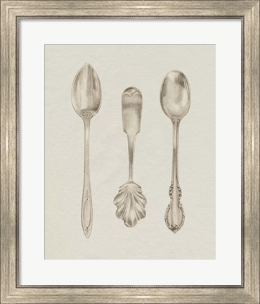 Framed Silver Spoon II Print