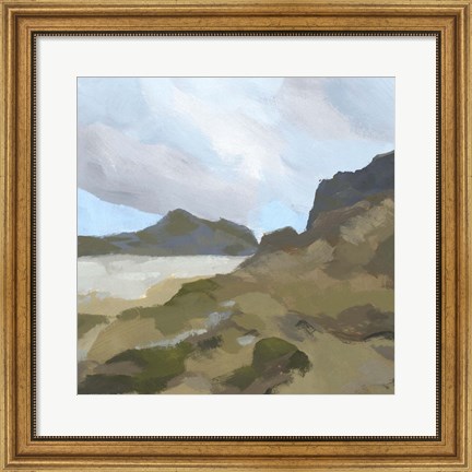 Framed Mossy Cove I Print