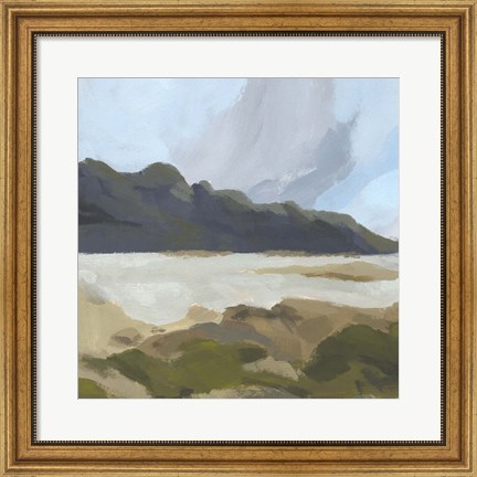 Framed Mossy Cove II Print