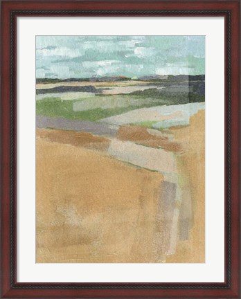 Framed Cubed Prairie I Print