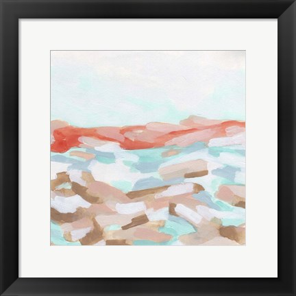 Framed Coral Coast II Print