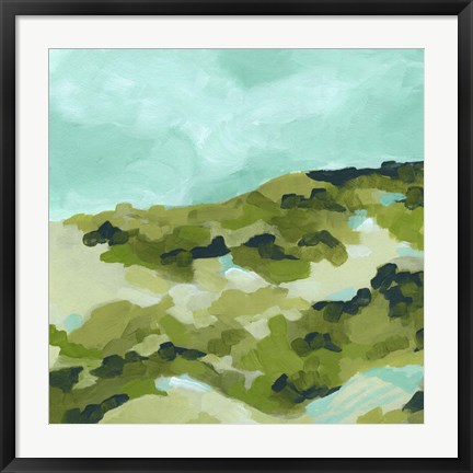 Framed Spring Hillside II Print