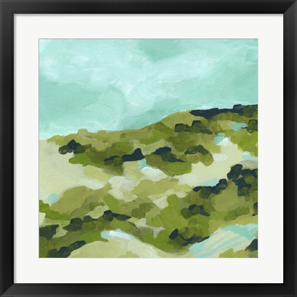 Framed Spring Hillside II Print
