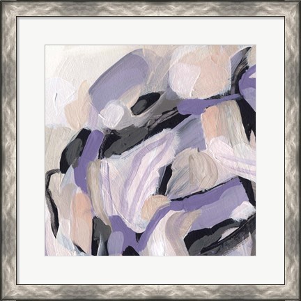 Framed Lilac Scramble III Print