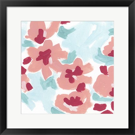 Framed Cherry Blossom Pop I Print