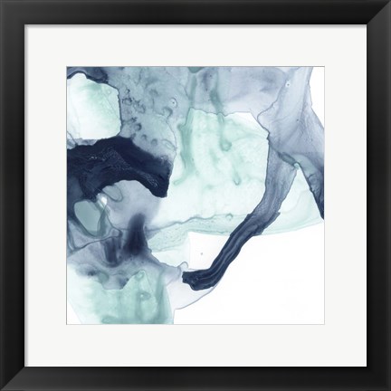 Framed Blue Cavern III Print