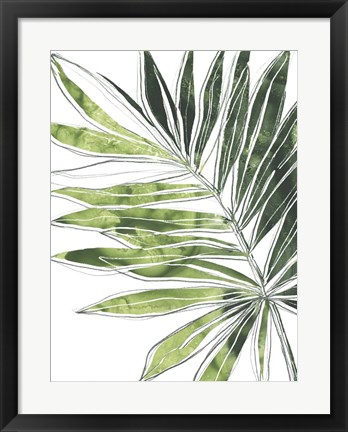Framed Expressive Palm IV Print