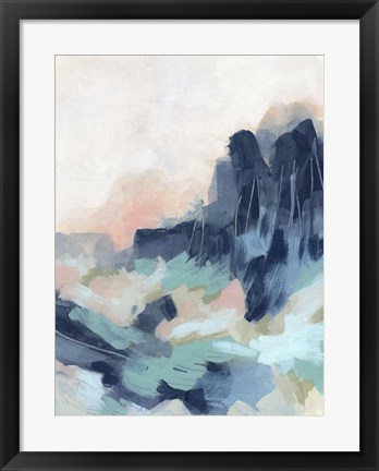 Framed Sunset Surf II Print