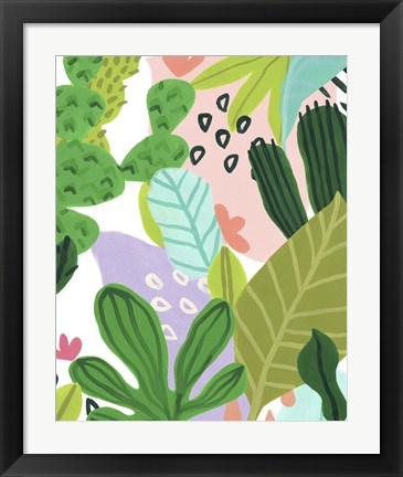 Framed Party Plants I Print