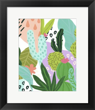 Framed Party Plants III Print