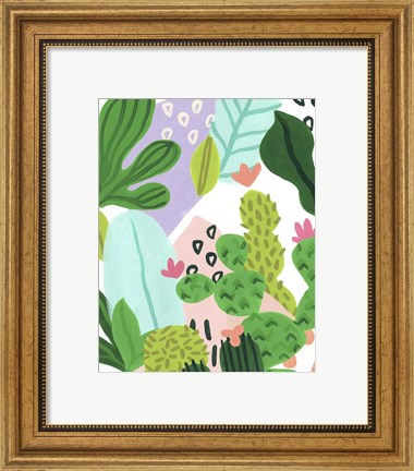 Framed Party Plants IV Print