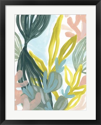 Framed Coral Garden I Print