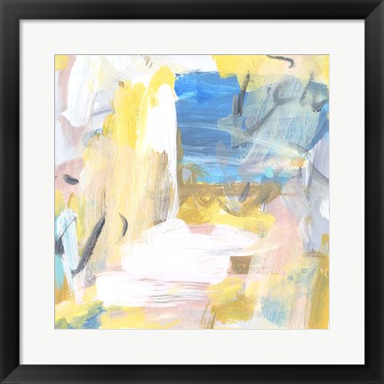 Framed Yellow Sky II Print