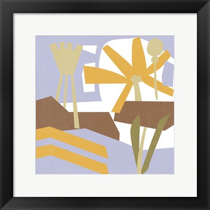 Framed Lavenderland Pinwheel I Print