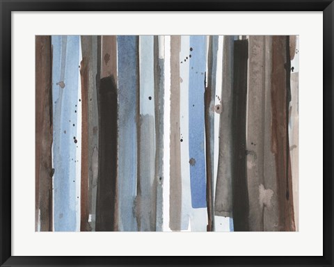 Framed Barn Wood II Print