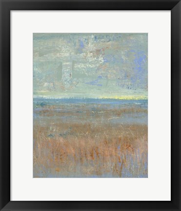 Framed Evening Marsh I Print