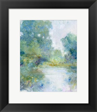 Framed Tranquil Stream I Print