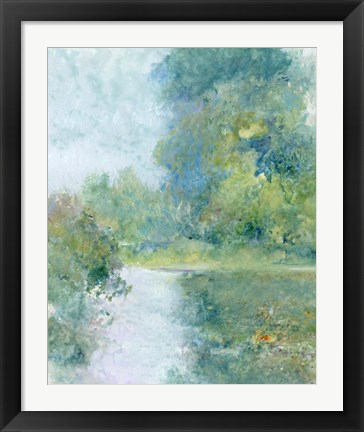 Framed Tranquil Stream II Print