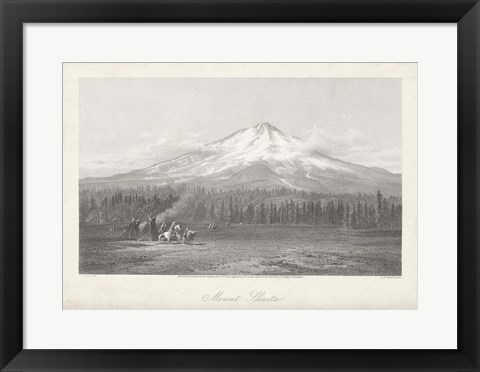 Framed Mount Shasta Print
