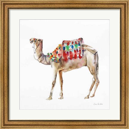 Framed Desert Camel II Print