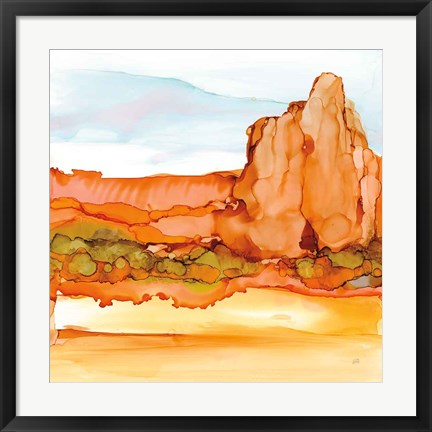 Framed Desertscape VII Print