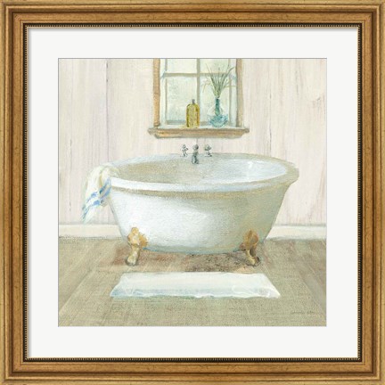 Framed Farmhouse Bathtub Print