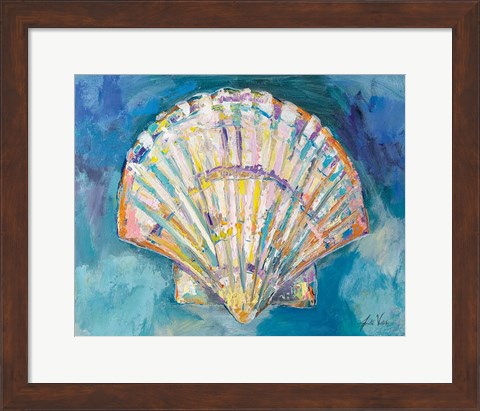 Framed Scallop Shell Print