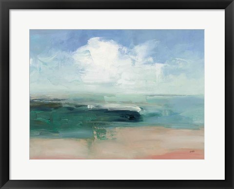 Framed Big Clouds from the Shore Print