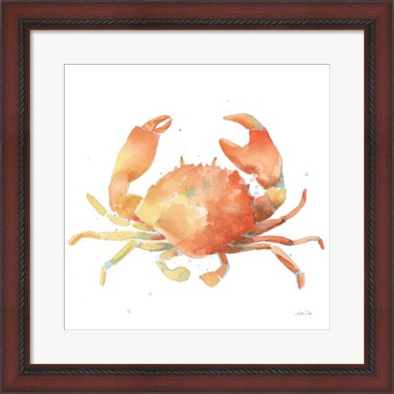Framed Summertime Crab Print