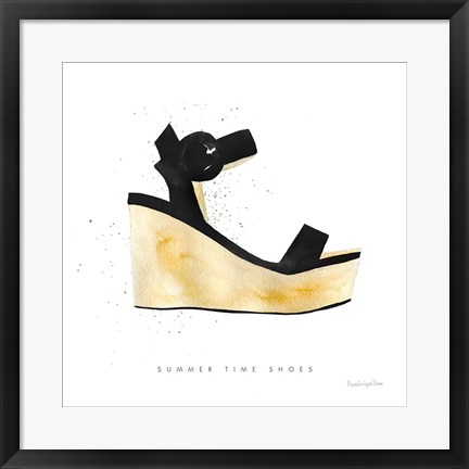 Framed Beach Glam VII Print