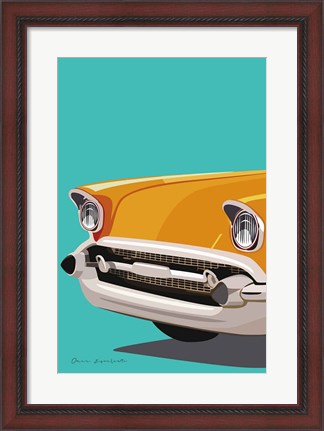 Framed Vintage Car II Print