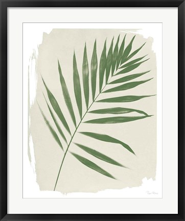 Framed Nature By the Lake Frond II Cream Print