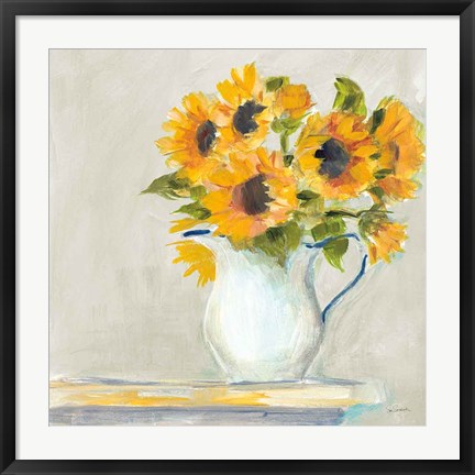 Framed Lotties Sunflowers Print