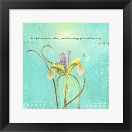Framed Creative Visualization IV-Intuition Print