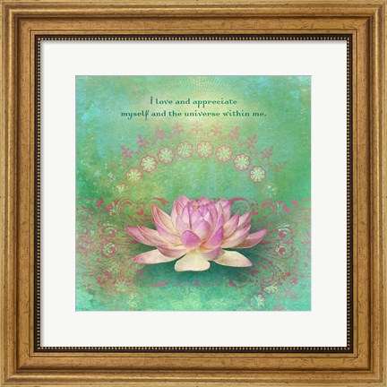 Framed Creative Visualization X-Universe Within Print