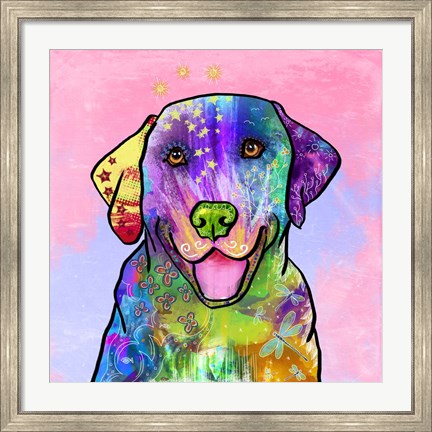 Framed Colorful Pets IV Print