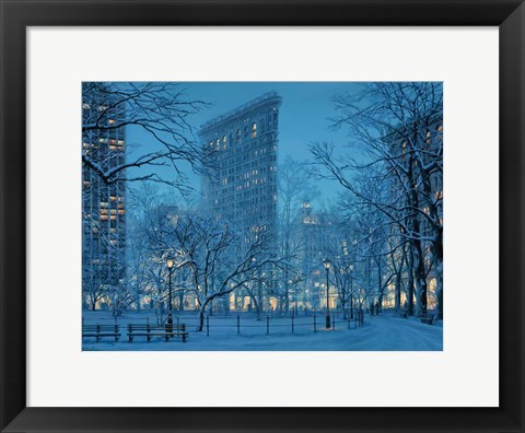 Framed Winter Icon Print