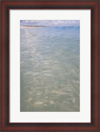Framed Beach Shore IX Print