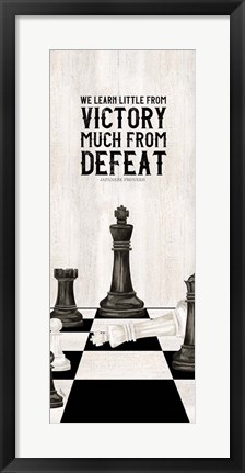 Framed Rather be Playing Chess Panel II-Learn More Print