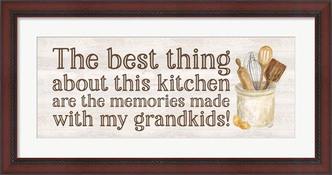 Framed Grandparent Life Panel V-Memories Print