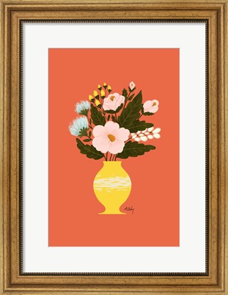 Framed Happy Flowers Print