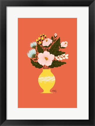 Framed Happy Flowers Print