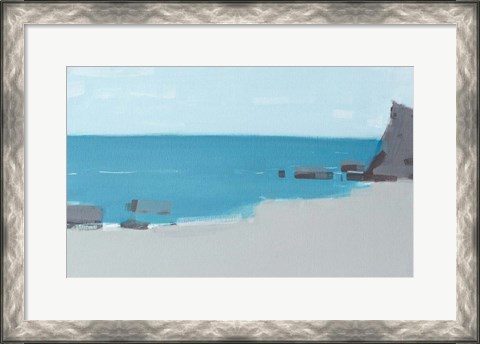 Framed Black Sea Shore Print