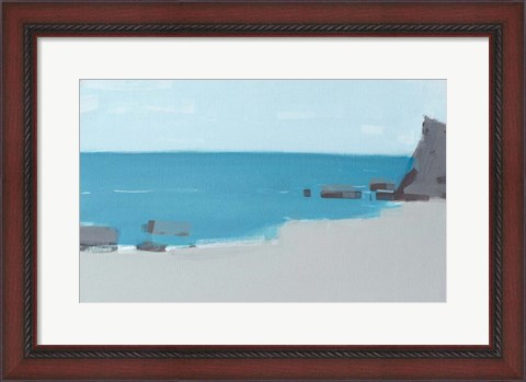 Framed Black Sea Shore Print