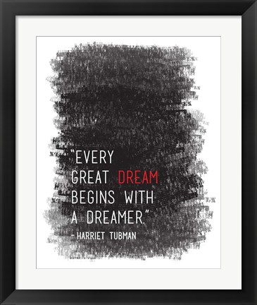 Framed Dreamer Print