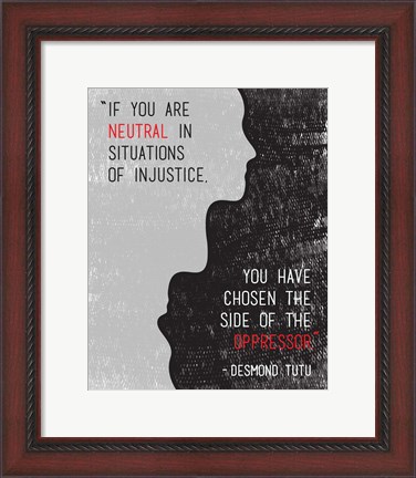 Framed Injustice Print
